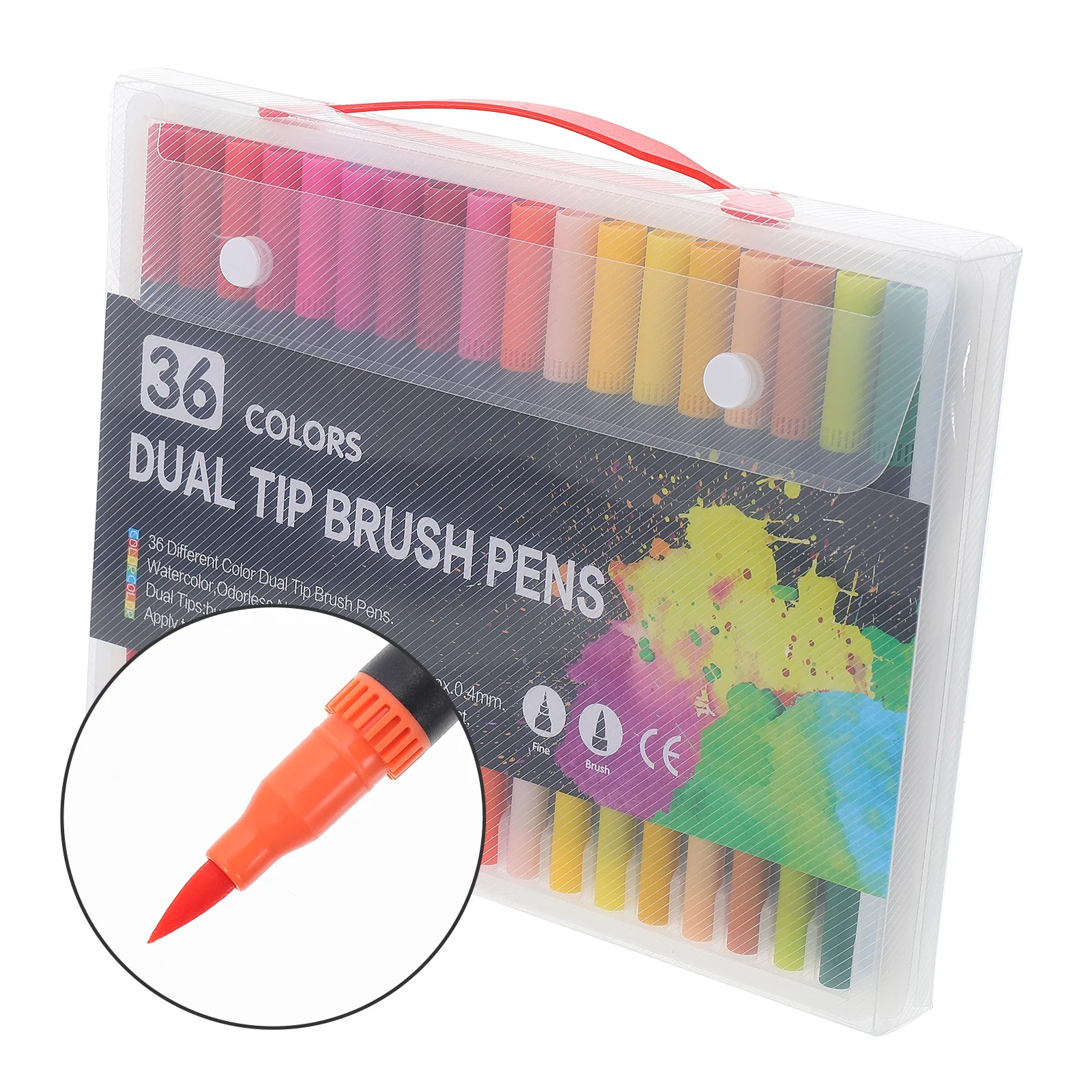 

36Pcs Dual Tip Marker Pen Smooth Writing Coloring Art Supplies for Journaling Doodling Sketching Outlining Multifunction Gift