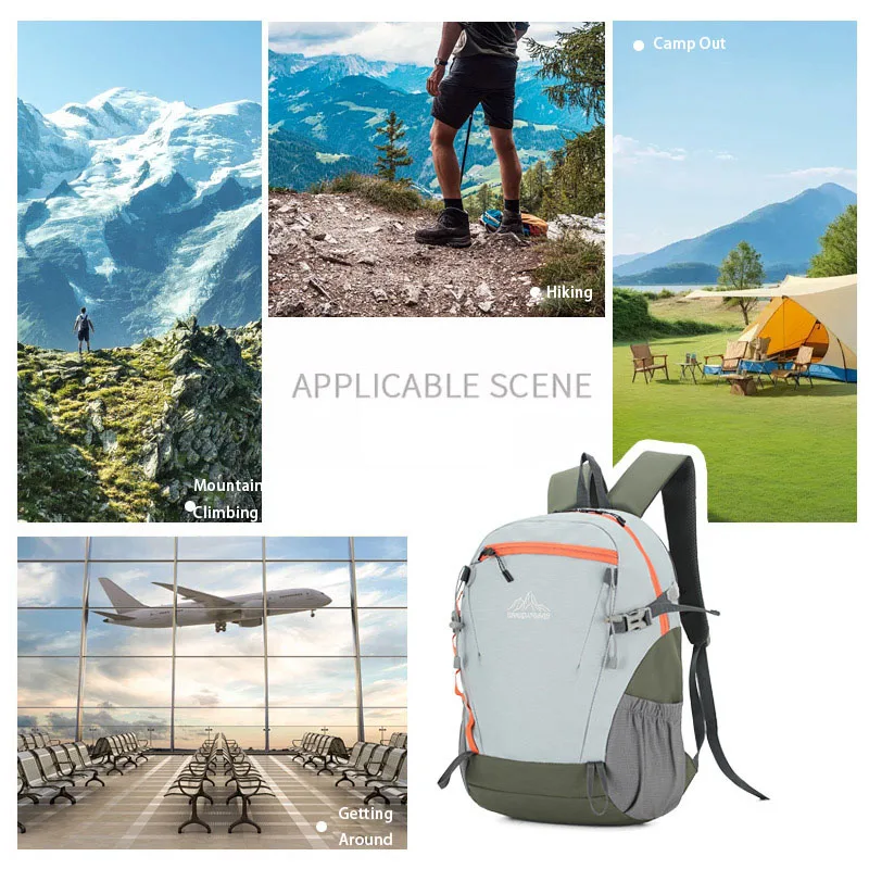 حقائب سفر خفيفة الوزن، وحقائب ظهر لكل من الرجال والنساء، وحقائب المشي لمسافات طويلة وتسلق الجبال، وحقائب مدرسية للطلاب