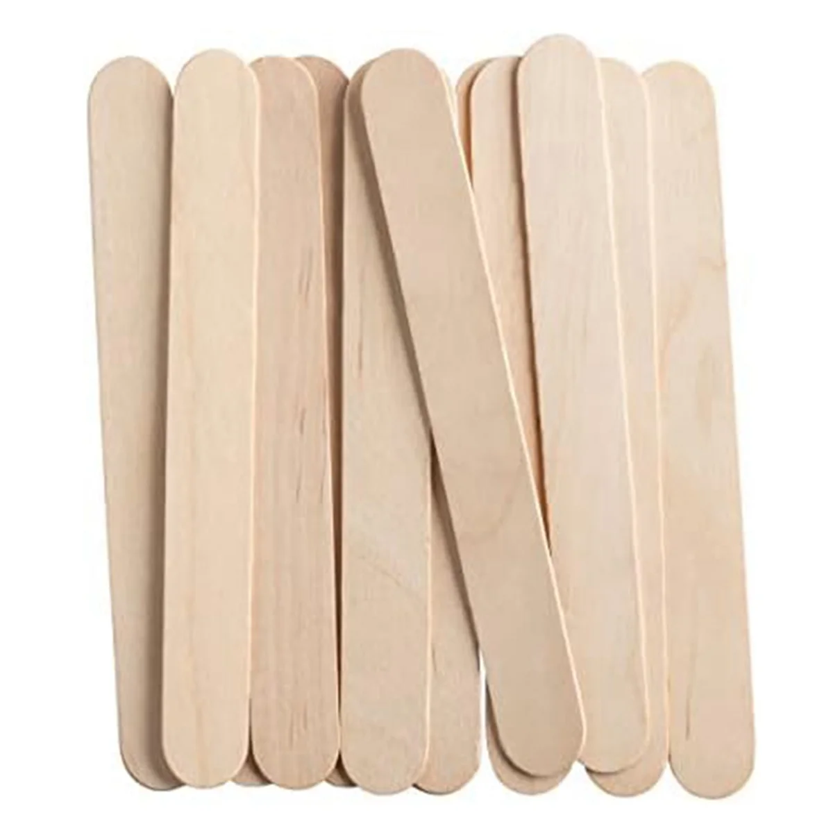 

[100 Count] 3.6 Inch Wooden Multi-Purpose Popsicle Sticks, Craft, Ice Cream, Wax, Waxing, Tongue Depressor Wood Sticks