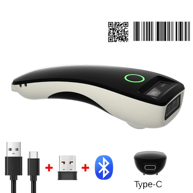 HOLYHAH C70 Bluetooth Wireless 2D Barcode Scanner Pocket QR Bar Code Reader PDF417 for Tobacco Garment Mobile Payment Industry