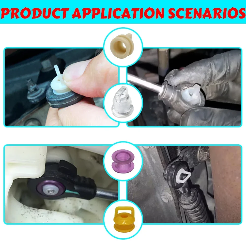 10PC Cambio Trasmissione Cavo Del Cambio Collegamento Boccola Kit di Riparazione In Gomma Per Ford JEEP Escape Chevrolet GMC Kia Nissan Hyundai