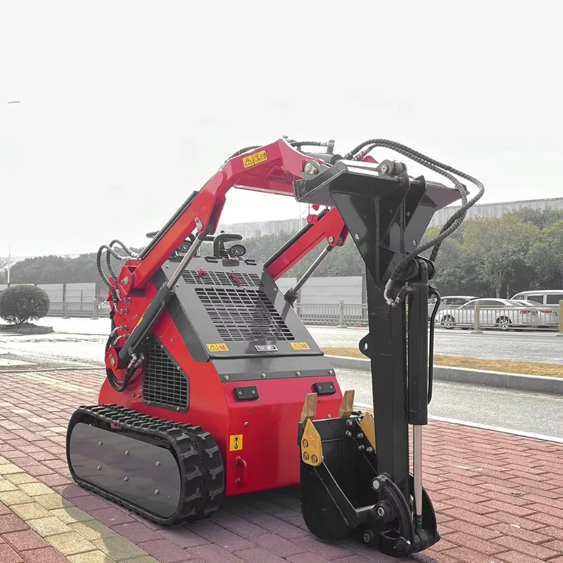 

Mini Skid Steer Loader Euro 5 Multifunctional Mini Crawler Dumper CE EPA Mini Skid Loader for Sale