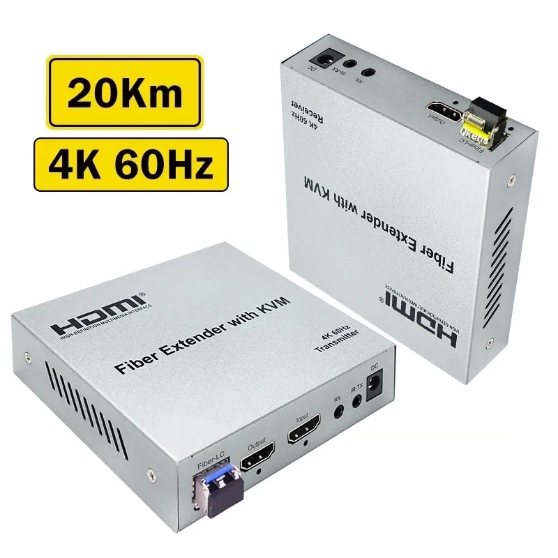 20Km 4K 60Hz Kvm Fi…