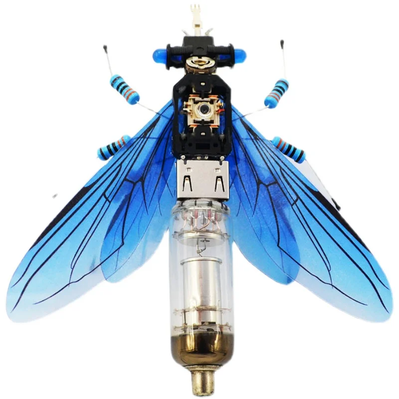 Modelo de insecto, maquinaria de Metal, rompecabezas, juguetes científicos para niños, Kit de aprendizaje tecnológico STEM DIY, juguetes educativos