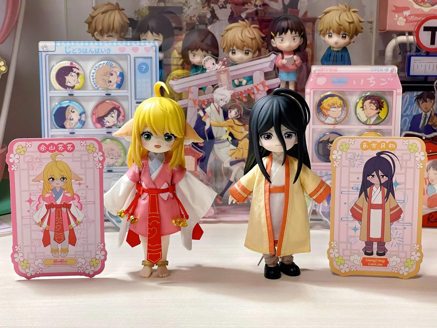 

Authentic New Product Naive And Stubborn Fox Demon Little Red Maiden Marriage Series Bjd Mobile Doll Blind Box Cute Accessories