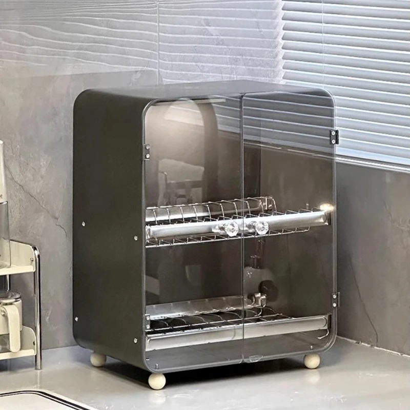 

Многофункциональная кухонная сушилка для посуды, 2-уровневая тарелка, держатель для посуды, органайзер для хранения столовых приборов для раковины, современный сушильный шкаф