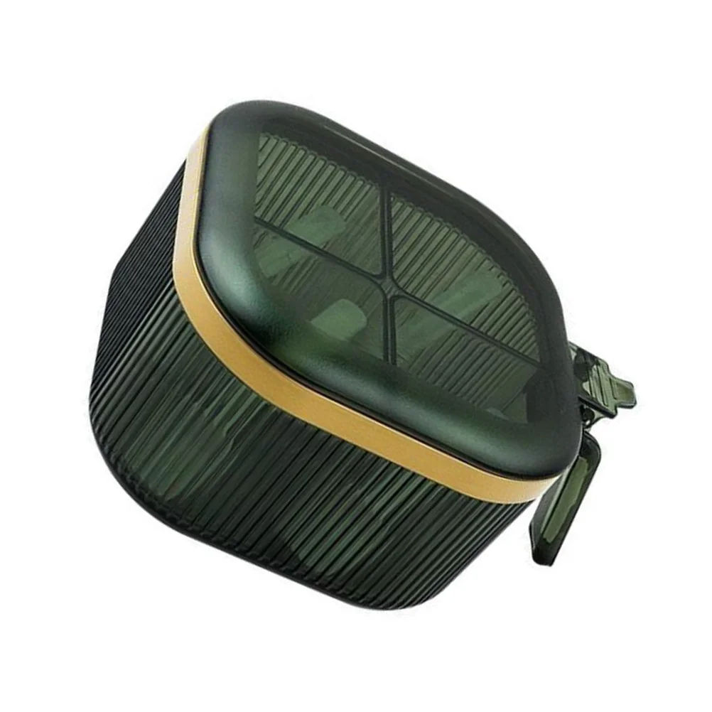 

1Set Multi Grids Seasoning Box Kitchen Storage Container with Lid and Spoons Salt Pepper Powder Organizer for Home Cooking