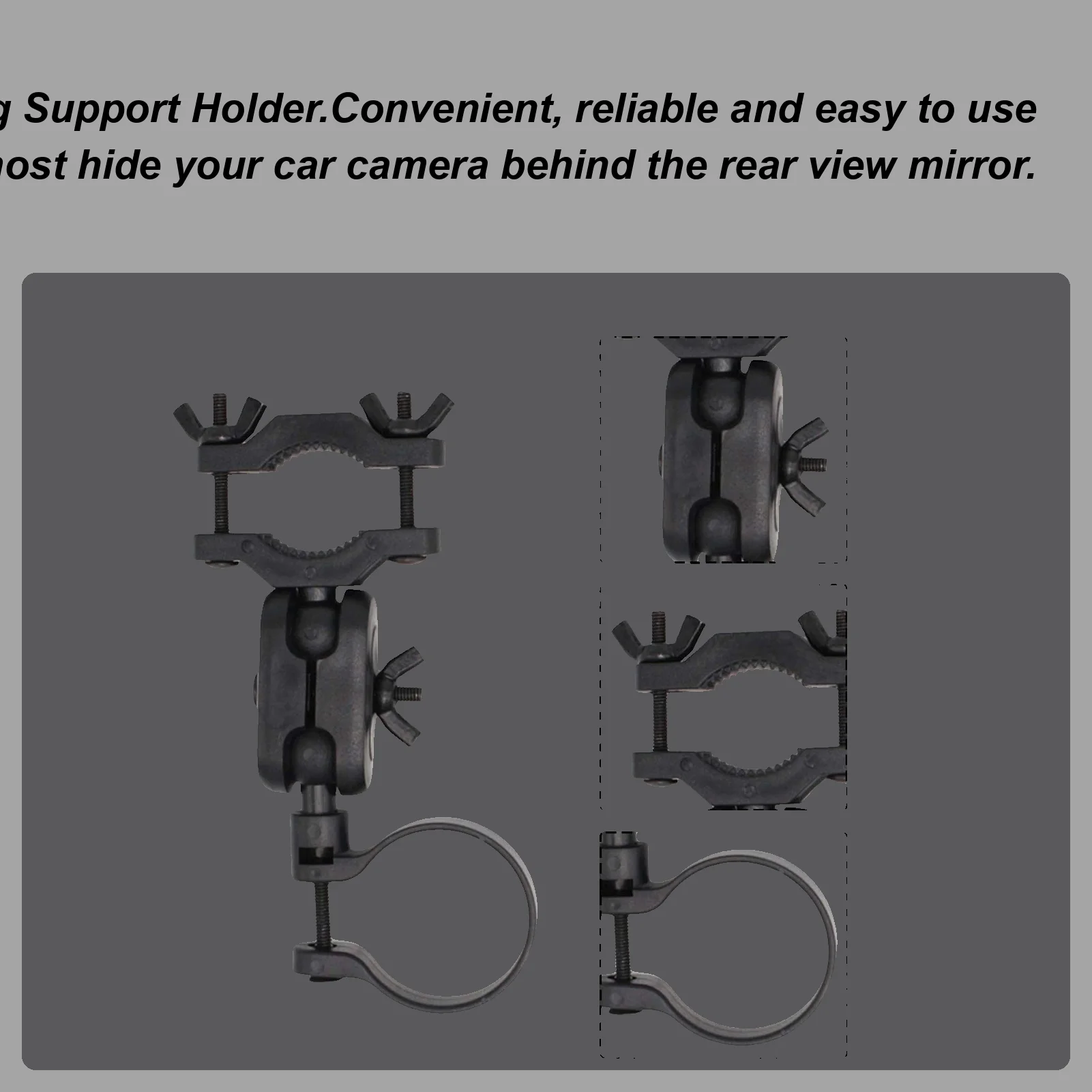 Pcs Car Rearview Mirror DVR Driving Video Recorder Mount Holder For For DDPai Mini 123 For Xiaomi DVR 70 Minutes Wifi Cam