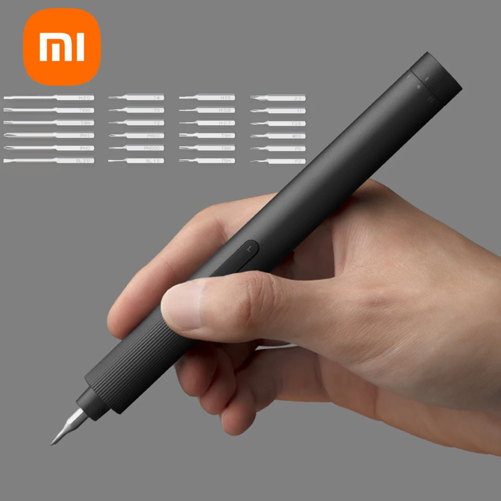 

Прецизионный комплект электрической отвертки Xiaomi Mijia Type-C, перезаряжаемый, 2 крутящего момента, винт 400+, прецизионная стальная бита S2