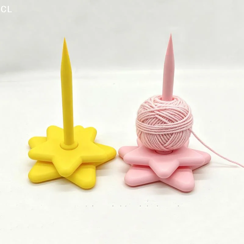 3D Printed Yarn Stand Holder Knitting Beginner Crochet Wool Ball Winder Tools Sewing Thread Spool Wool Ball Winder Tool
