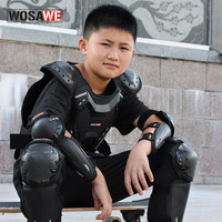 Motorcycle Armor Kids Suit Motocross Body Armor Moto Knee Pads Riding Protective Motorbike Armor Suits Protection Body Protector