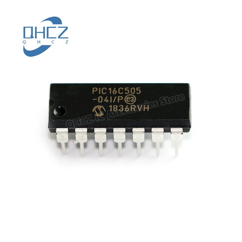 

10pcs PIC16C505-04I/P PIC16C505 DIP-14 New Original Integrated circuit IC chip Microcontroller Chip MCU In Stock