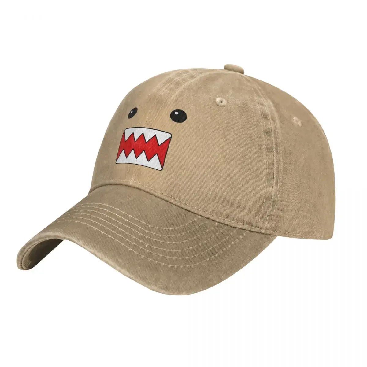 Domo Kun Doll Unisex Baseball Cap Distressed Denim Hats Cap Classic Outdoor All Seasons Travel Adjustable Snapback Cap