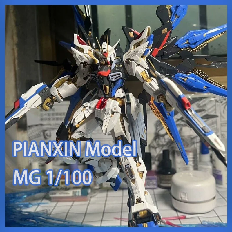 

Pianxin Strike Freedom Model Mg 1/100 Mgex Assembly Model In Stock Kit Ko Ver Action Figures Robot Plastic Model Toys Gifts