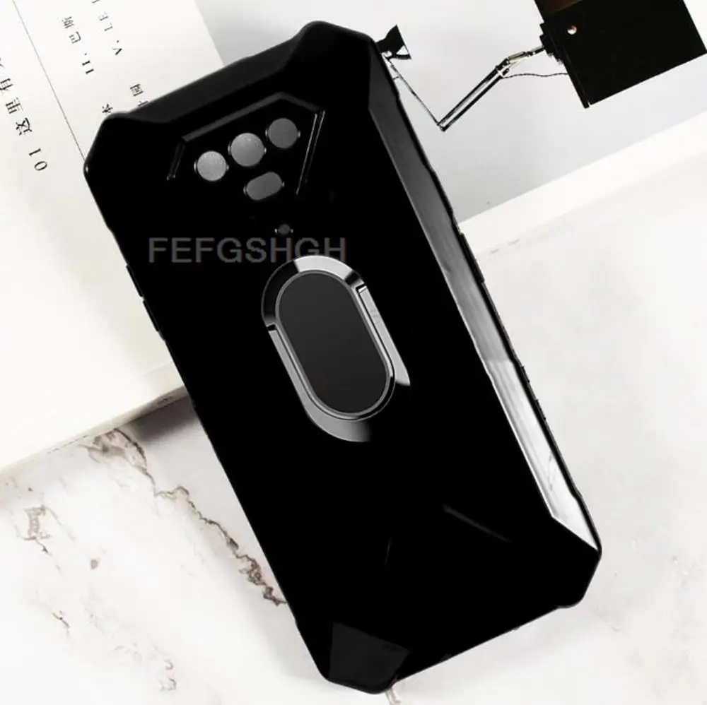 For Ulefone Armor X13 2023  6.52" ArmorX13 X 13 Back Ring Holder Bracket Phone Case Smartphone TPU Soft Silicone Cover