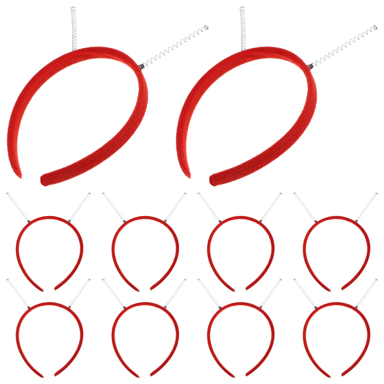 

10Pcs DIY Spring Antenna Headband Theme Party Headbands Costume Accessories Halloween Space Theme Fun Hairbands