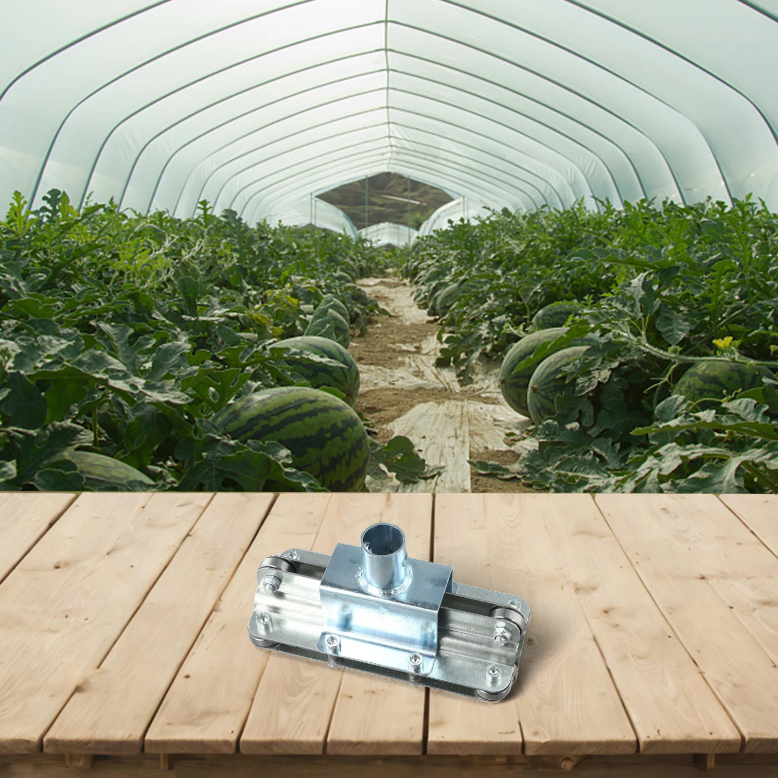

Agricultural Ventilation Silver Vegetable Ventilation Tool Accessory Smooth Sliding Pulleys Versatile Usage Anti-Rust Design