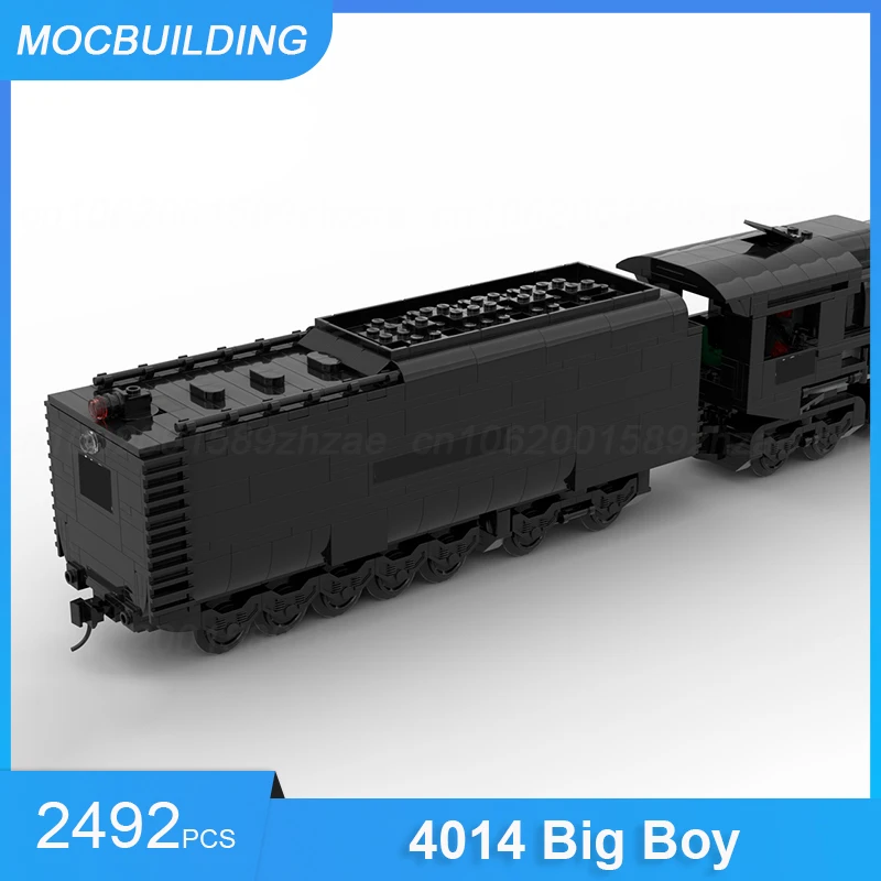 MOC Building Blocks 4014 Big Boy Train Model DIY Assemble Bricks Transportation Educational Creative Collect Toys Gifts 2492PCS