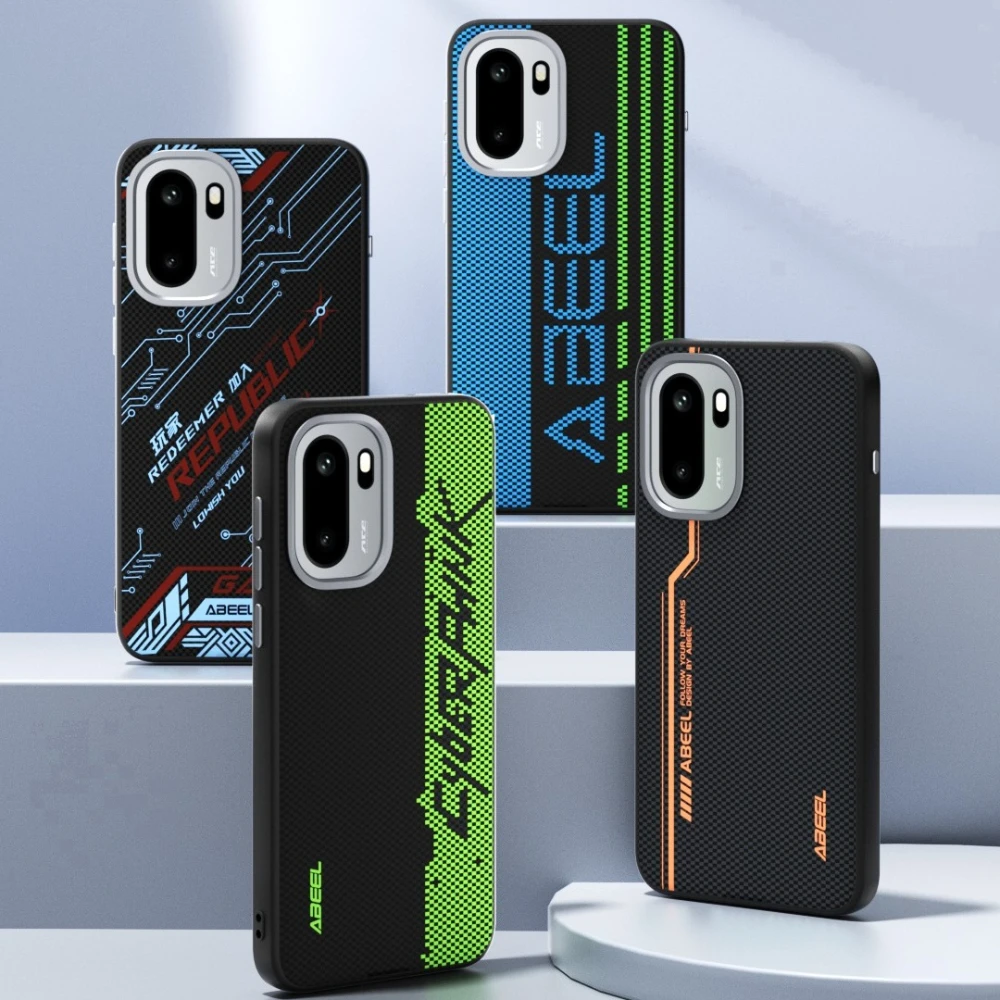 

Moblie Phone Case for OnePlus 15R 15 1+ACE 6 ACE6T 13T 13S Carbon Fiber Pattern Magnetic Wireless Charging Anti-fall Back Cover