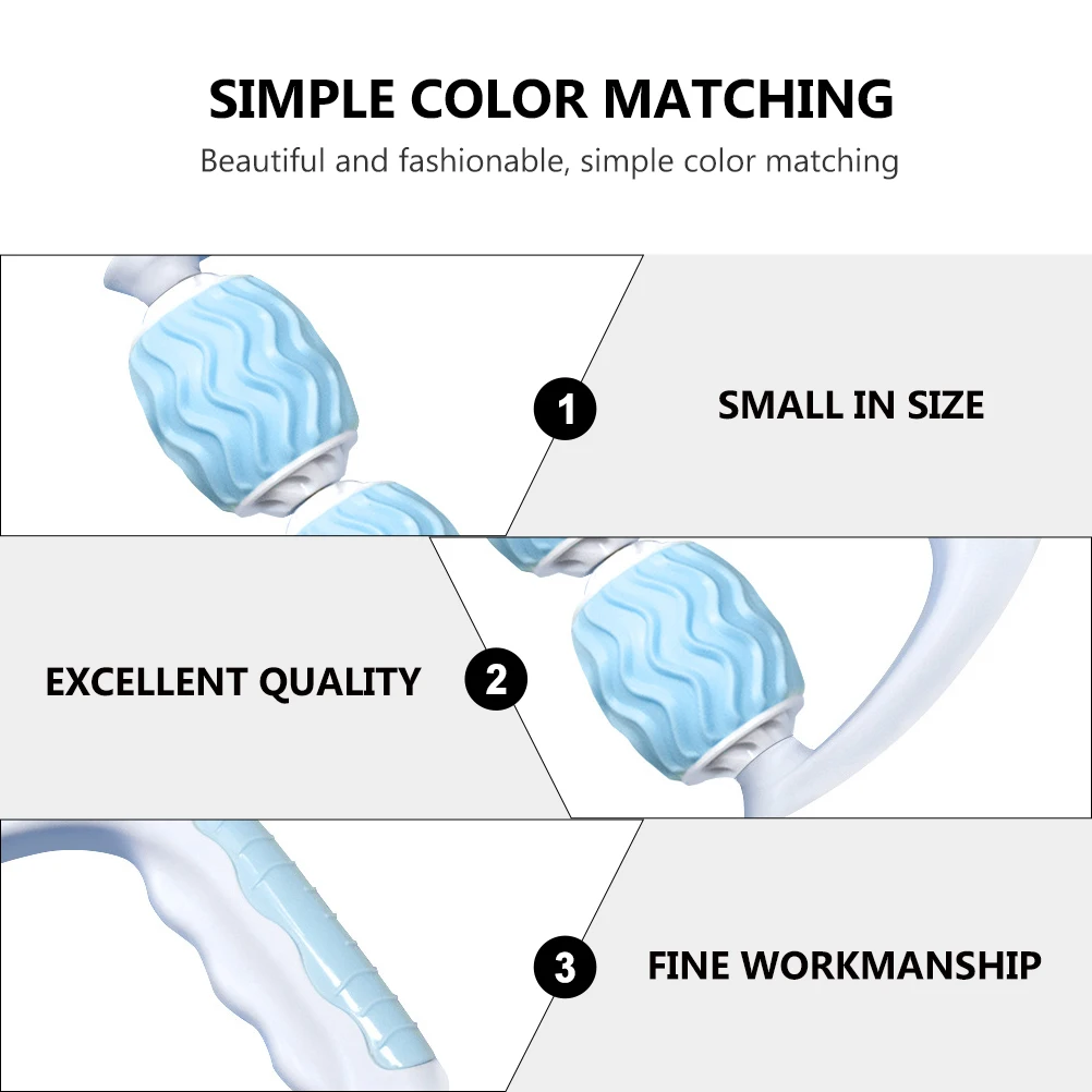 

Массажный ролик, ручной расслабляющий мышцы для тела, шеи, рук, ног, точечный массаж, роликовый массажер для фитнеса, восстановления боли