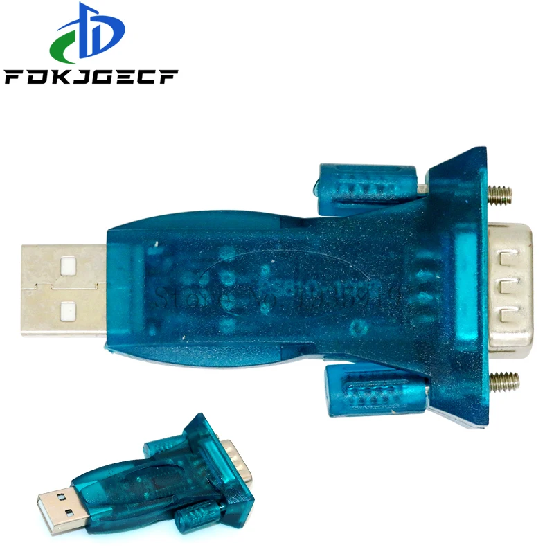 HL-340 USB إلى RS232 COM منفذ المسلسل المساعد الشخصي الرقمي 9 دبوس DB9 محول دعم Windows7-64