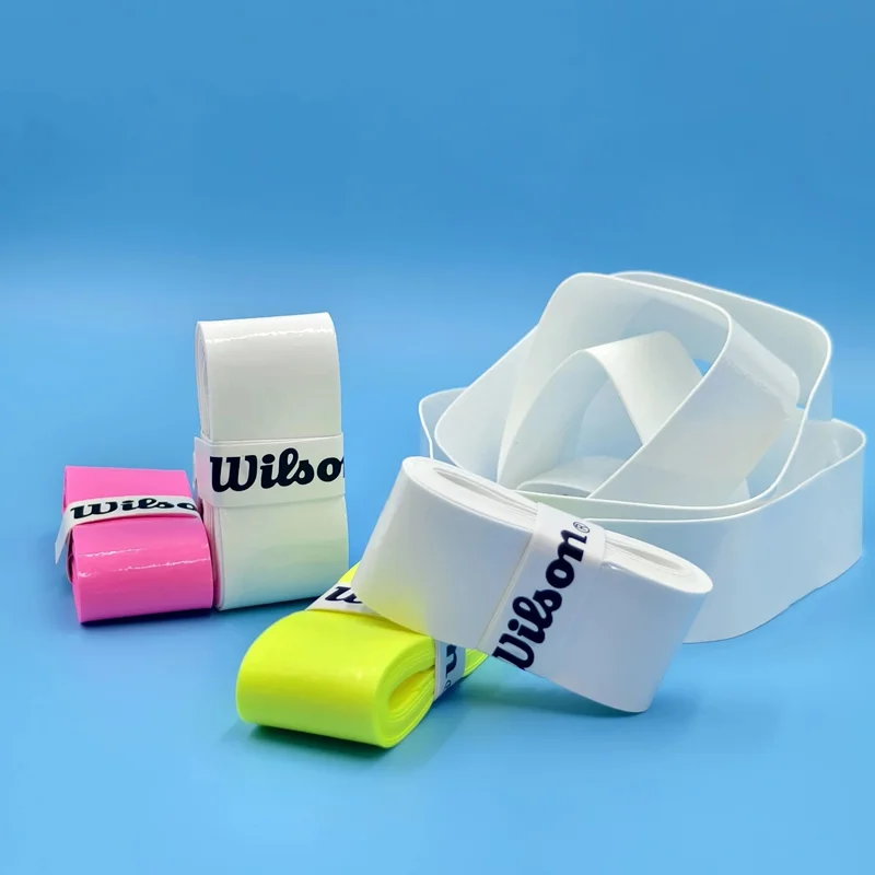 12pçs cola de mão wilson, overgrip antiderrapante para raquete de tênis, fita antiderrapante para vara de pesca, faixa de suor com alça pu