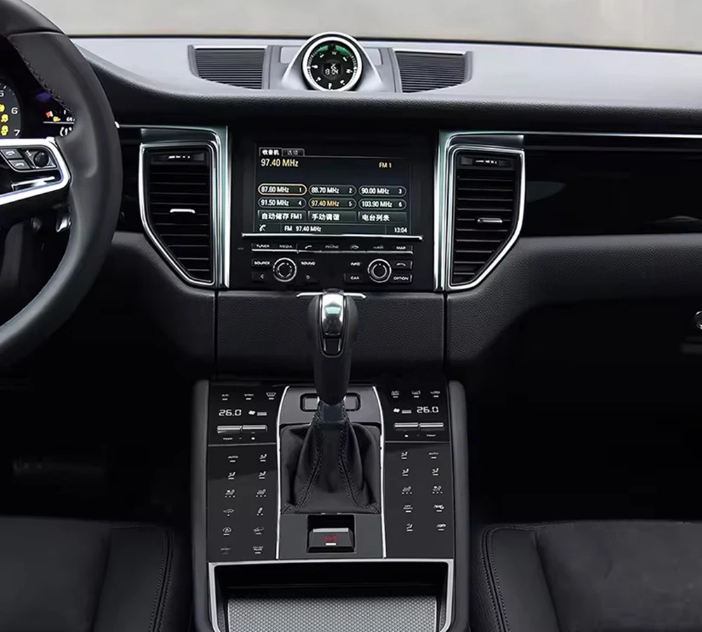 Selim de carro digital de toque completo para porsche macan 2014-2021 lcd painel de tela do console central do carro atualizações interiores controle central