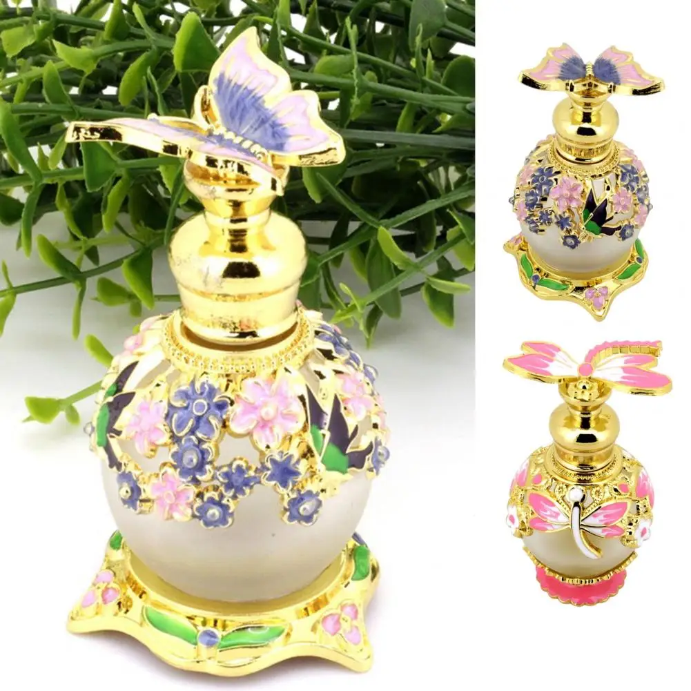 15ml Perfume Bottle Refillable Storage Liquid Light Luxury Arabian Style Dubai Perfume Empty Bottle Ornament Travel Supply 향수병