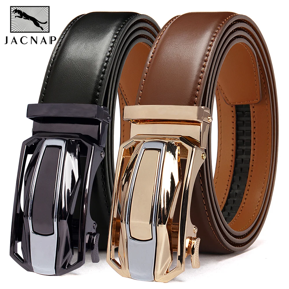 

Mens Belt Hollow Automatic Mens Belt Genuine Leather Luxury Belt For Men Belt Male Strap Male Metal Automatic Buckle