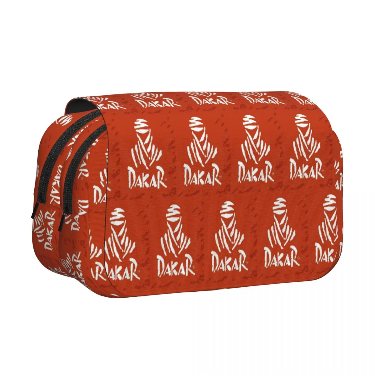 Dakar Rally Pencil Case Pencil Pouch Hard Shell Leather Large Capacity Pen Box Pencil Bag for Students Gifts