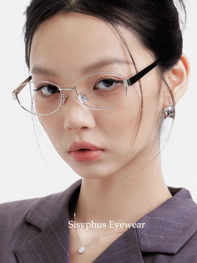 Sisyphus Eyewear Old Money Style Luxury Optical Frame Popular Computer Glasses Ultra-Light Can Be Equipped with Prescription Glasses