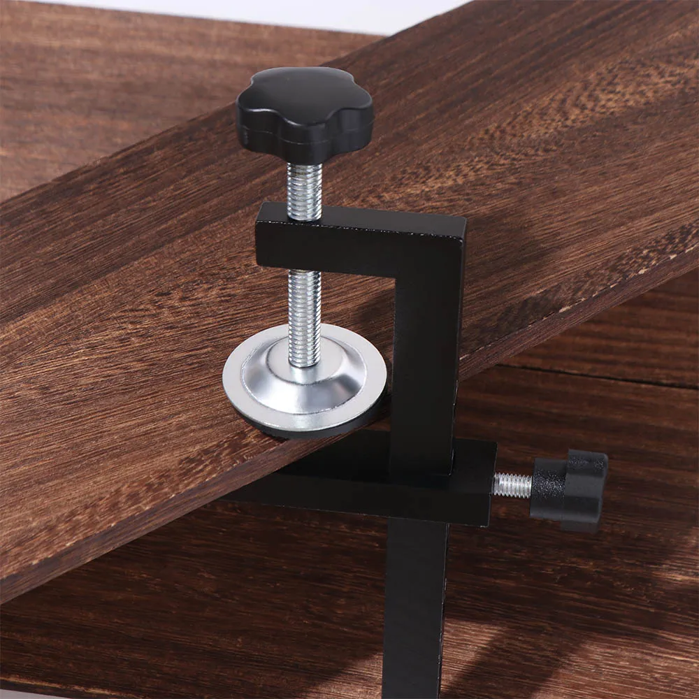 

1pc Adjustable Woodworking Clamp Steel Construction 143mm Size Reverse Clamp Micro-Adjustment Handle Stable Fixing C-Clamp