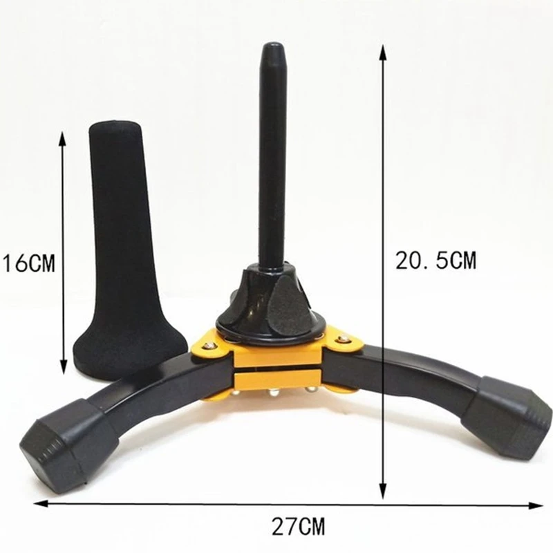 Folding Portable Saxophone Bracket Holder Stand Trumpet Instrument for Soprano Clarinet Flute Wind Instrument