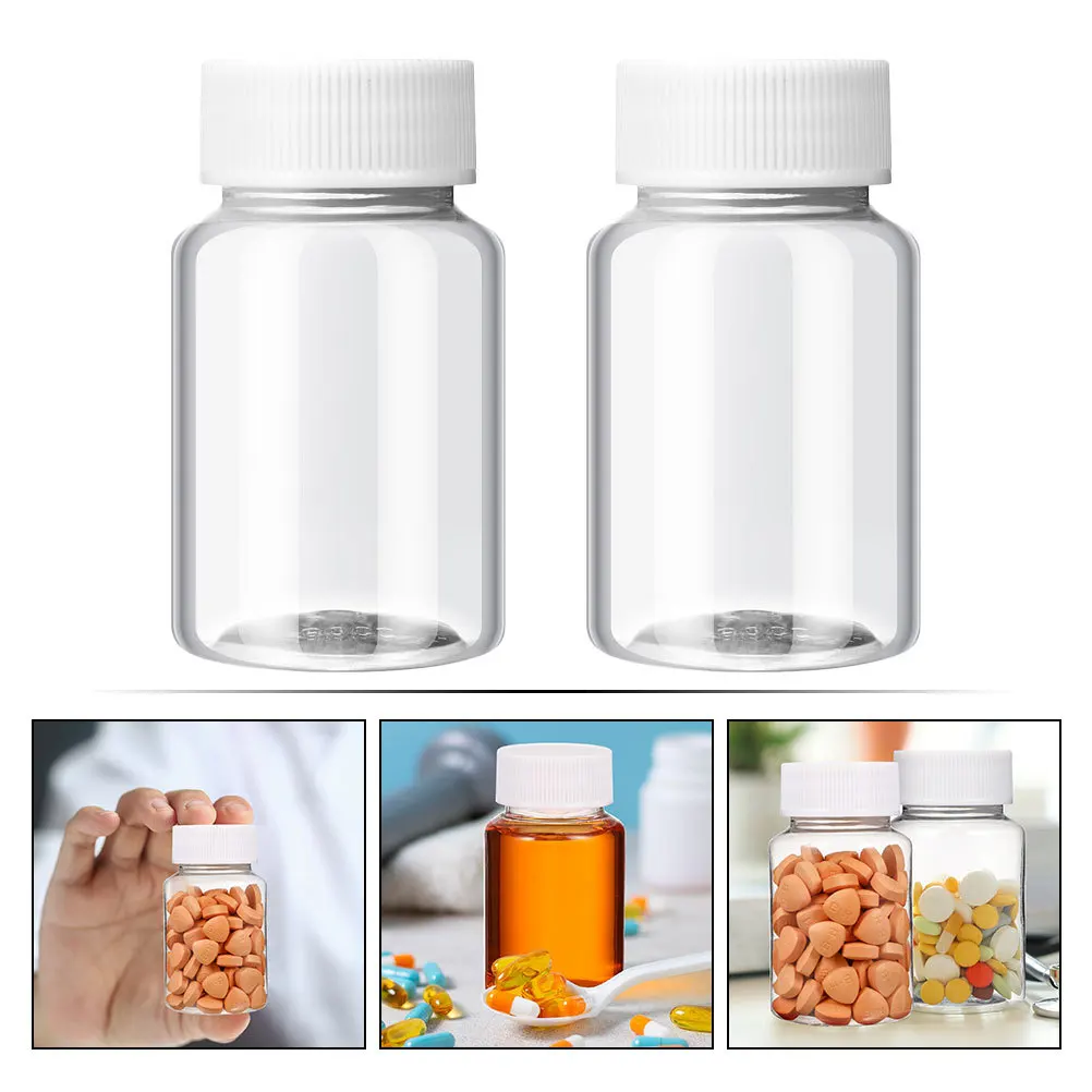

12Pcs Travel Bottles Set Empty Refillable Plastic Containers 50Ml Leakproof Small Medicine Bottles for Outdoor Camping and Daily