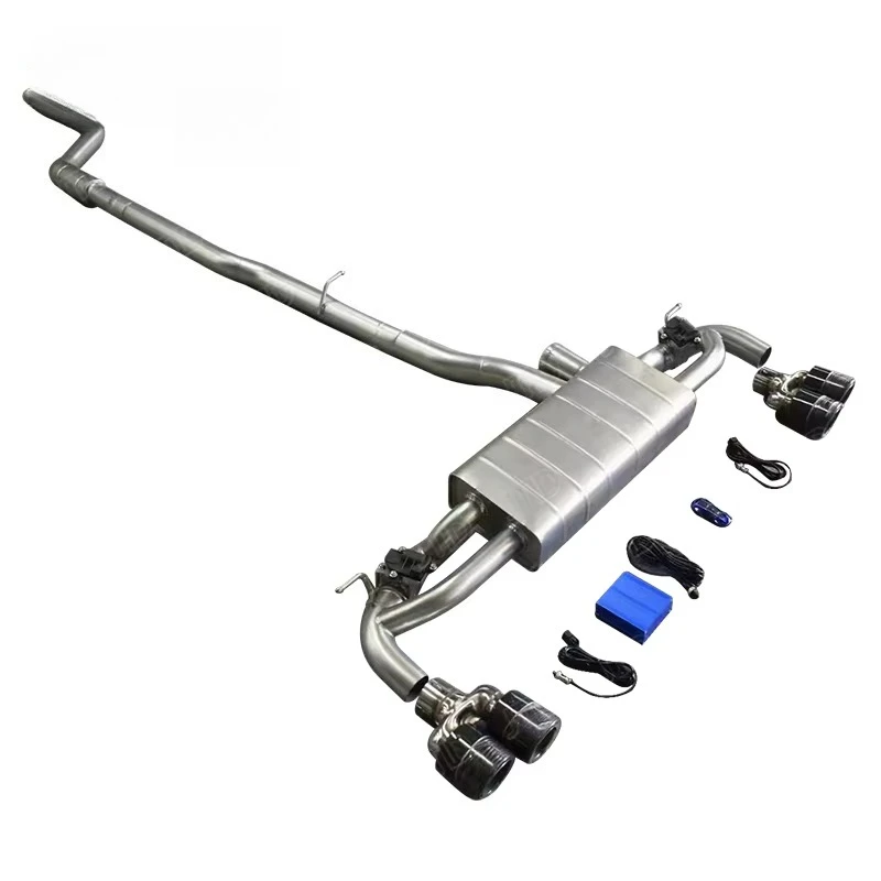 

Performance Exhaust for 530e 2022 2.0L Hybrid Turbo, Stainless Steel Cat-Back System, Valved Design, Enhanced Sound