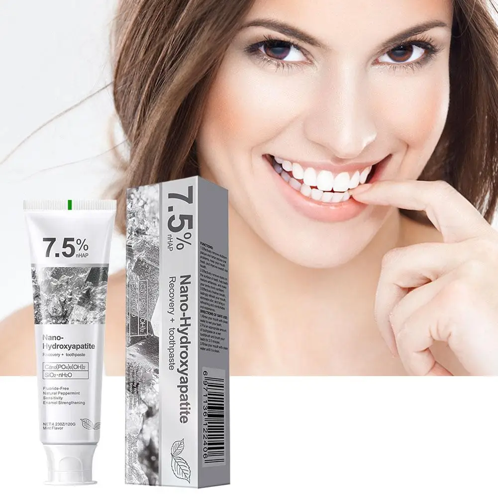 nano-hydroxyapatite-whitening-toothpaste-75-gentle-mint-flavor-deep-cleaning-enamel-protection-for-sensitive-teeth-120g