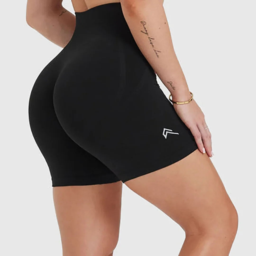 

DyfneOneractive High Waist Push Up Short Elasticity Breathable Scrunch Butt Fashion Shorts Running Sports Shorts Womens Clothes