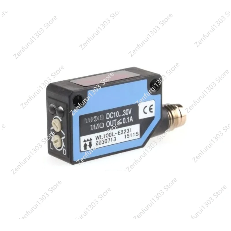 

WL100L-E2231 photoelectric sensor block back reflection output type detection range 80mm-12m new original genuine goods spot