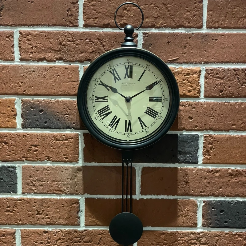 Pendulum Metal Wall Clocks Digital Unique Stylish Nordic Clocks Wall Vintage Large Clock Silent Luxury Watches Ornaments