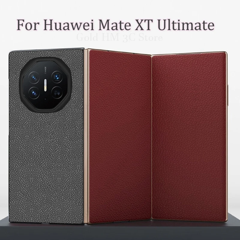 Coque For Huawei Mate XT Ultimate Leather Shockproof Phone Case For HUAWEI Mate X5 X3 X2 XT 5G Fundas Hard PC Holster Flip Cover