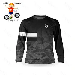 Kids Cross country Racing Loose rider T-shirt MTB cycling Jersey BMX DH MX Ropa D Boys downhill Youth Breathable Jersey