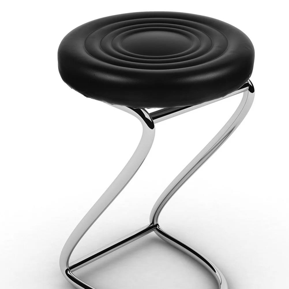 

2Pcs Round PU Sponge Padded Stool Seat Replacement Part Cushion Cover for Bar Chair Swivel Computer Bar Stool Cover
