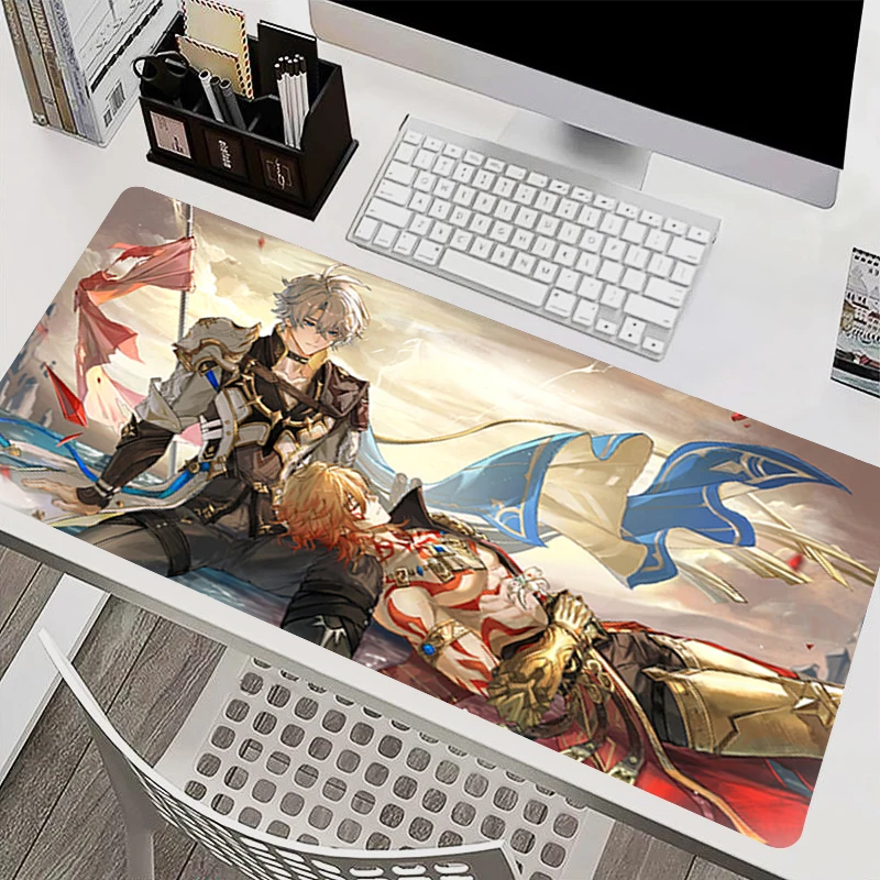 Mouse Pad eSports Gamer Players Speed Mouse Mat Game Extended Desk Mat Honkai Star Rail Phainon Mousepad Non-slip Keyboard Mat - view 3