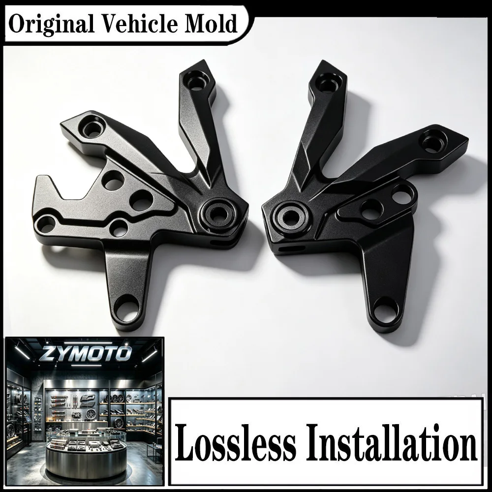 For Kawasaki Z1000 Z 1000 Z750 Z 750 2007-2009 2007-2012 Motorcycle Front Footrest Foot Peg Bracket Mount Kit Aluminum