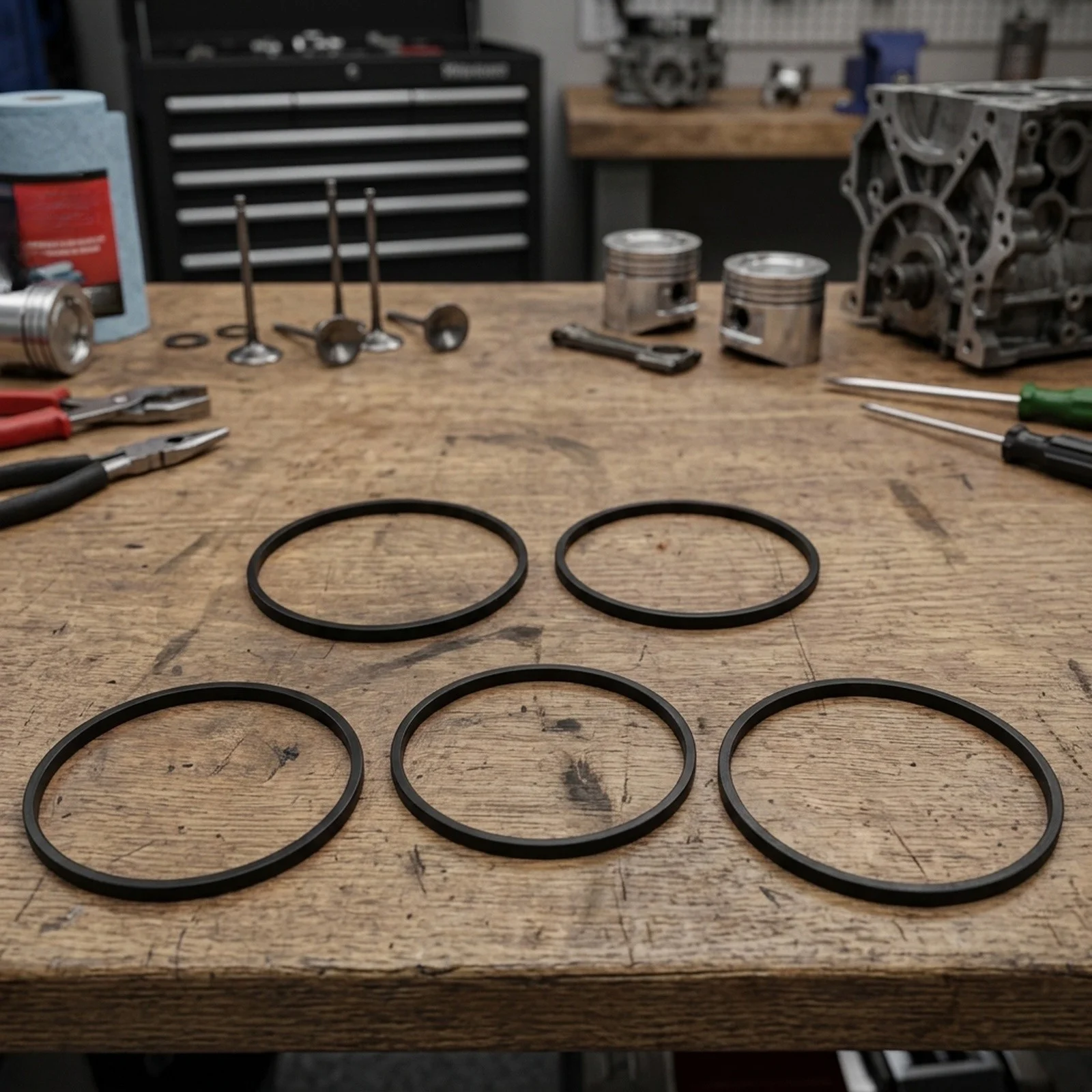 Engine Maintenance Made for Easy with This Set of Five Replacement Carburetor Float Bowl Gaskets For For Tecumseh Units