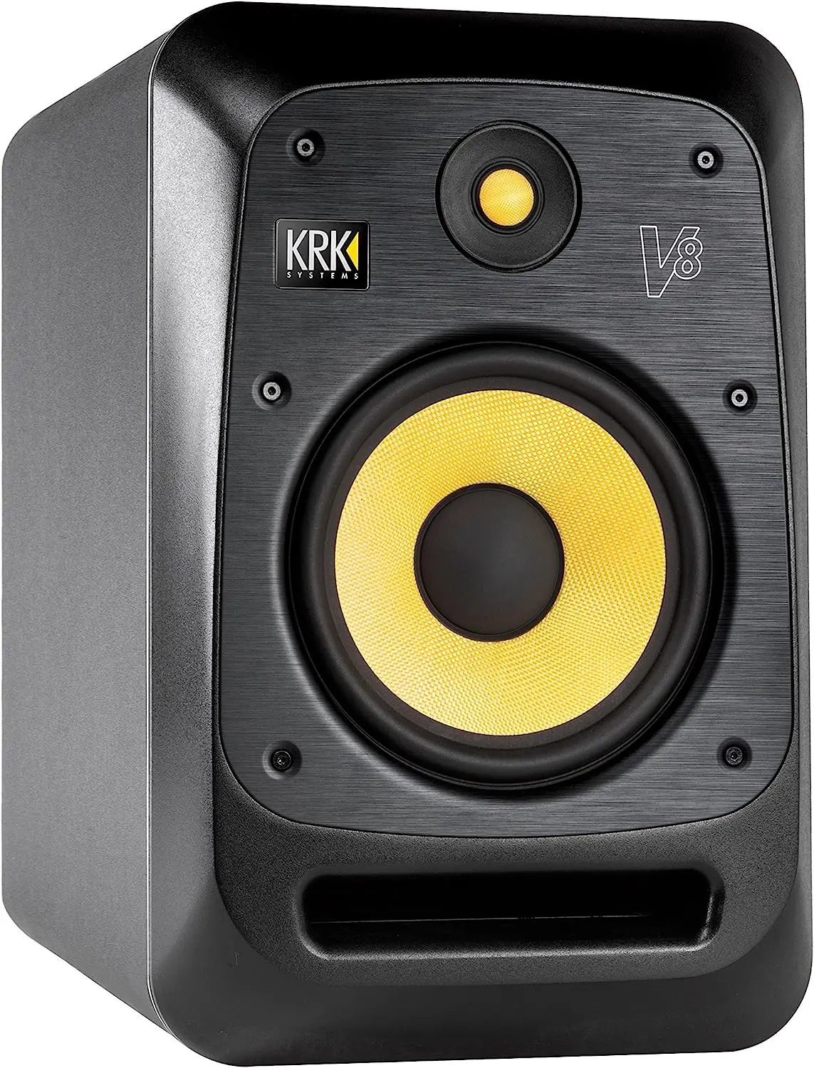 KRK V8 Series 4 Black 2-Way Powered Studio Reference  Speaker