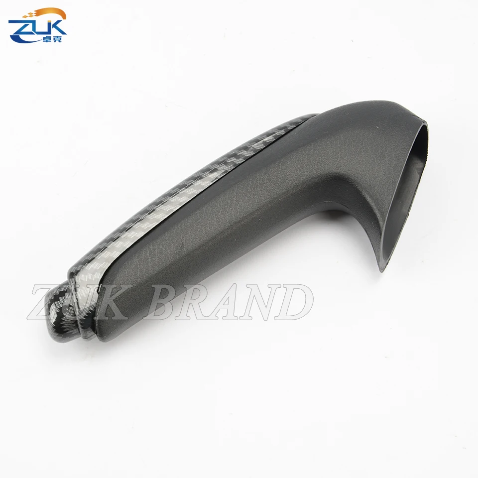 ZUK Carbon Fiber Handbrake Lever Parking Brake Knob Grip Handle For HONDA CIVIC 2006 2007 2008 2009 2010 2011 FA1 FD1 FD2 LHD