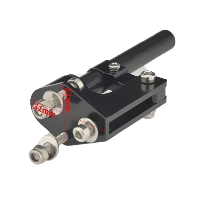 Support d'arbre Flexible pour bateau RC, 4mm, entretoises en aluminium L70mm pour accessoires de bateau à essence électrique RC