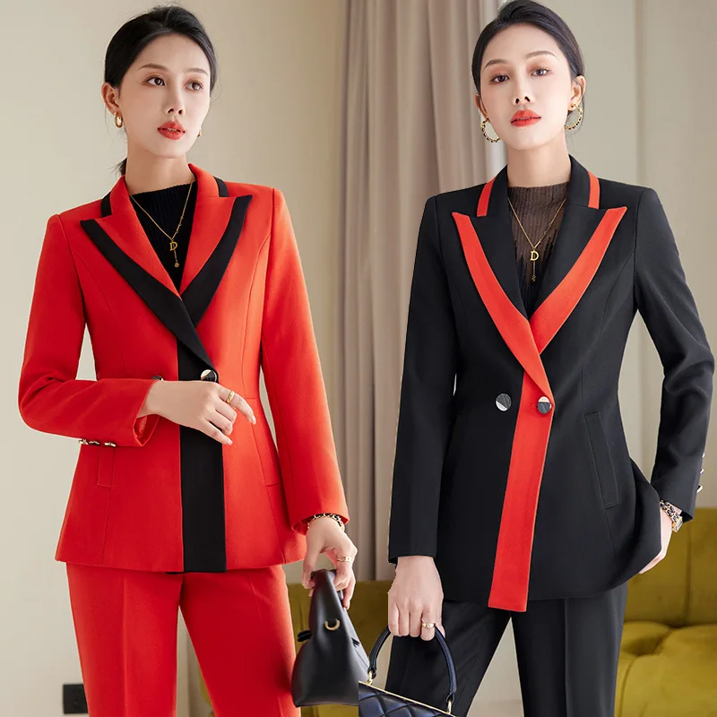 

Suit Women2023Spring and Autumn New Teacher Interview Formal Wear College Student Professional Attire Elegant Workwear Work Unif