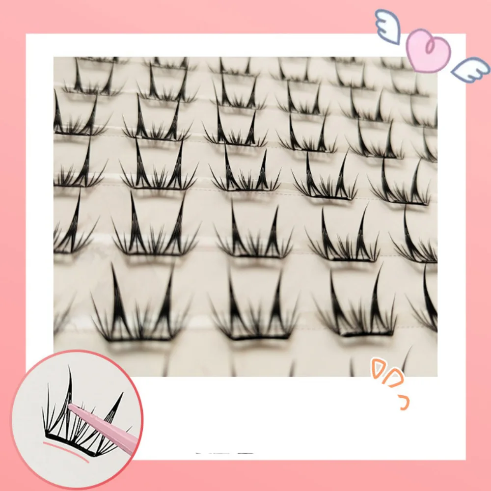Kein Kleber erforderlich, falsche Wimpern, 6/10 Reihen, selbstklebende gefälschte Wimpernverlängerungen, wiederverwendbar, individuelle Wimpern, Make-up-Tools